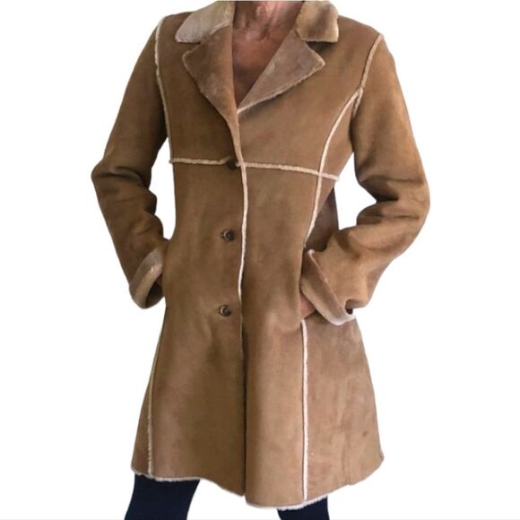 Andrew Marc Jackets & Blazers - Andrew Marc Faux Suede Shearling Jacket